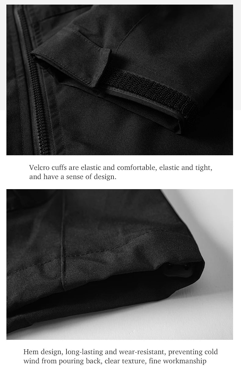 🧥 JNLN Unisex Waterproof Windbreaker – Single‑Layer Outdoor Jacket