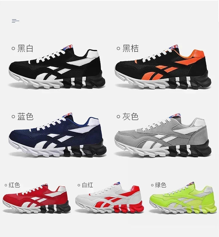 🥾 Brand Trend Thick‑Sole Cushioned Fitness Sneakers