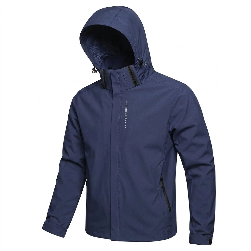 Men’s Outdoor Waterproof Jacket / Windproof Hooded Coat