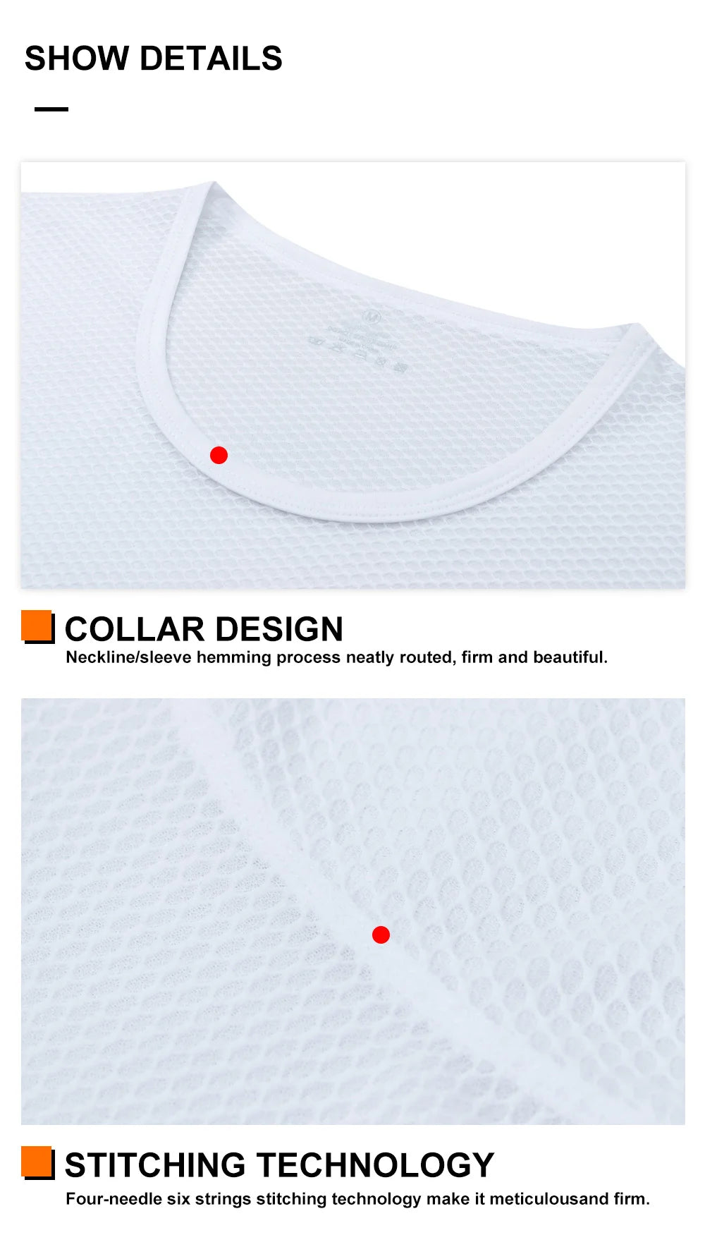 🚴 HISERWA Summer Mesh Cycling Base Layer Vest