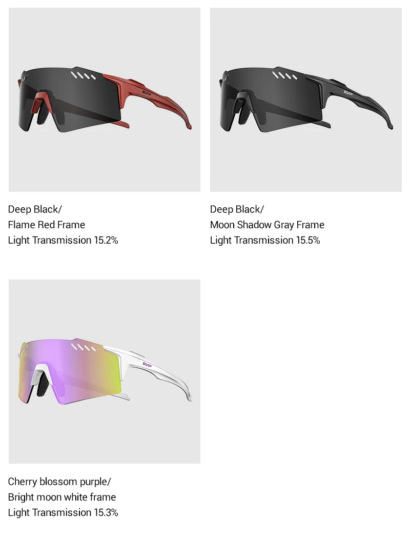 🕶️ SCVCN Photochromic Cycling & Sports Sunglasses