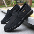 🟤 Brown Mesh Slip‑On Casual Walking Shoes