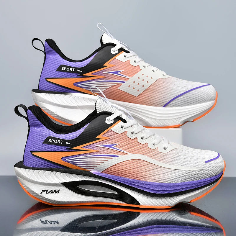 🏃 Marathon Carbon Plate + Air Cushion Running Shoes