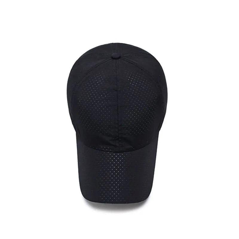 🧢 Solid Colour Mesh Baseball Cap – Korean Style Sunscreen Hat