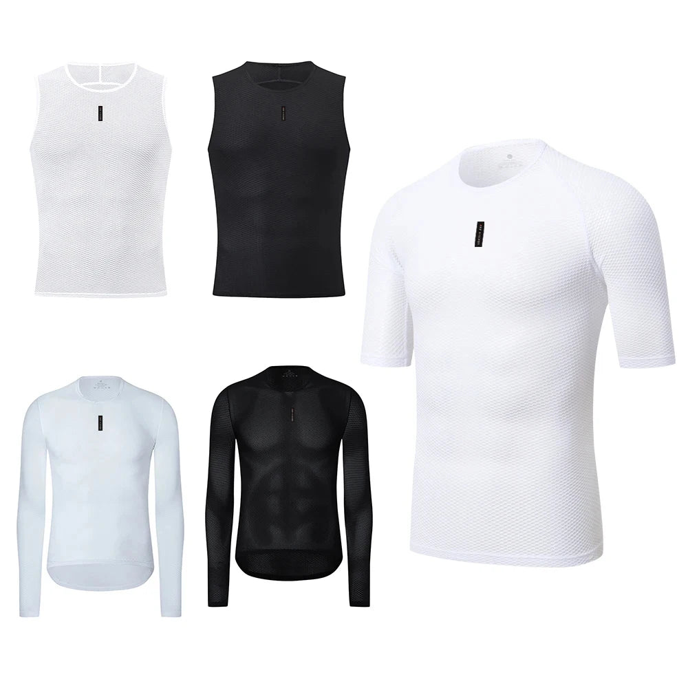 🚴 HISERWA Summer Mesh Cycling Base Layer Vest