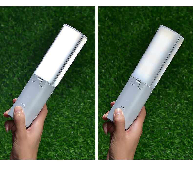 Outdoor Camping Light Portable Lantern Folding Rechargeable 3 Modes Dimmable for Outdoor Indoor Camping Tent Emergency Lighting