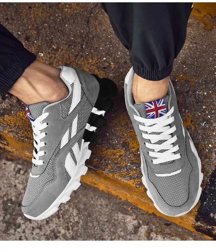 🥾 Brand Trend Thick‑Sole Cushioned Fitness Sneakers