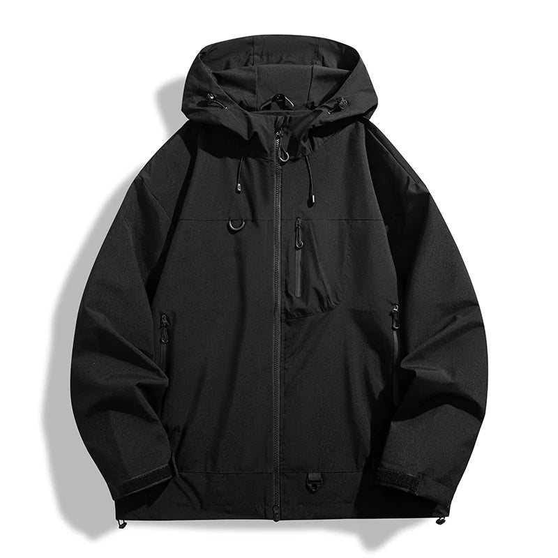 🧥 JNLN Unisex Waterproof Windbreaker – Single‑Layer Outdoor Jacket