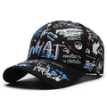 🧢 New Graffiti Printed Baseball Cap – Unisex Hip‑Hop Snapback
