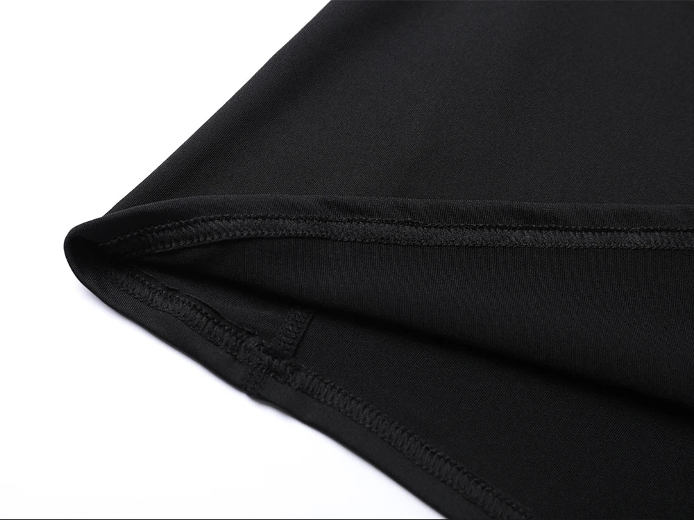🧣 Men’s Turtleneck Compression Long Sleeve Rash Guard