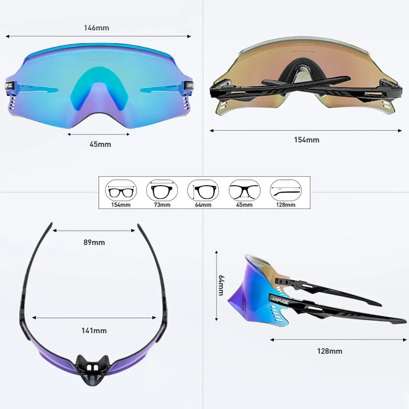 🕶️ KAPVOE Photochromic Cycling Sunglasses