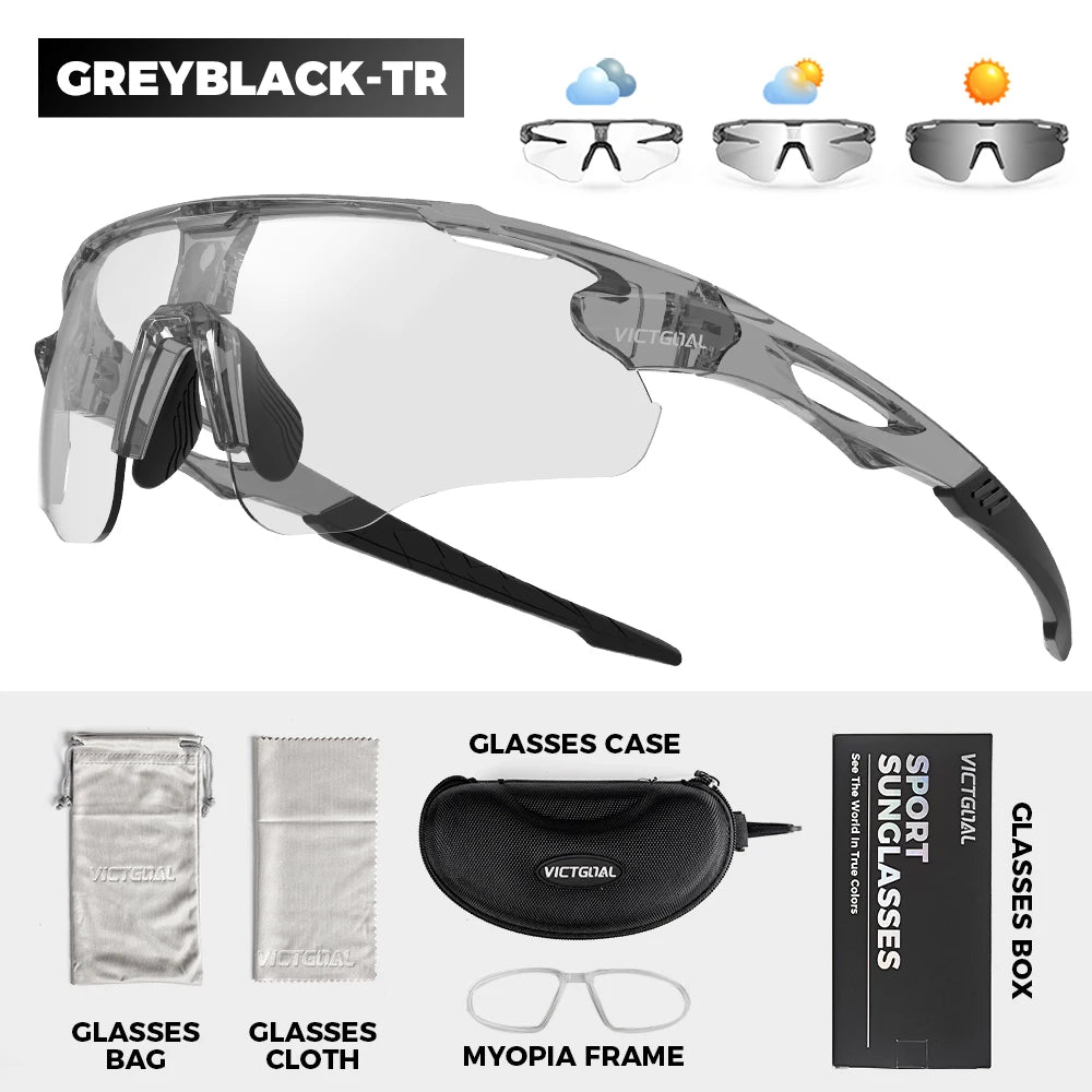 🕶️ VICTGOAL Photochromic Cycling Sunglasses