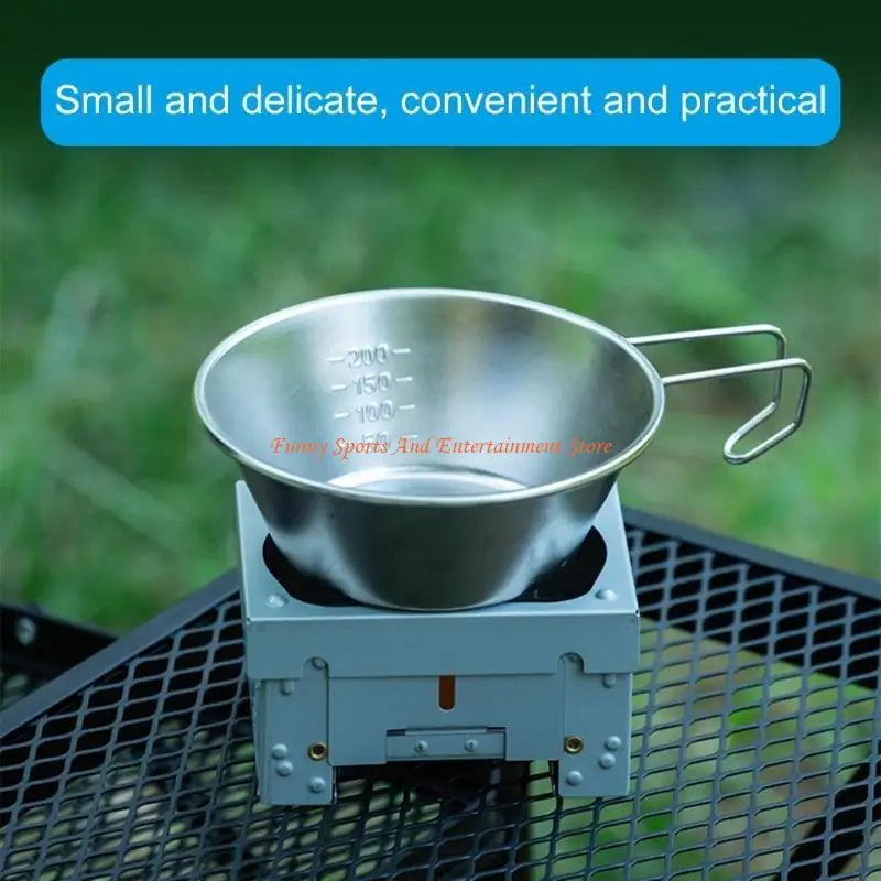 C4DE Thicken Stove Camping Fuels Stove for Hiking Picnics Alcohols Stove