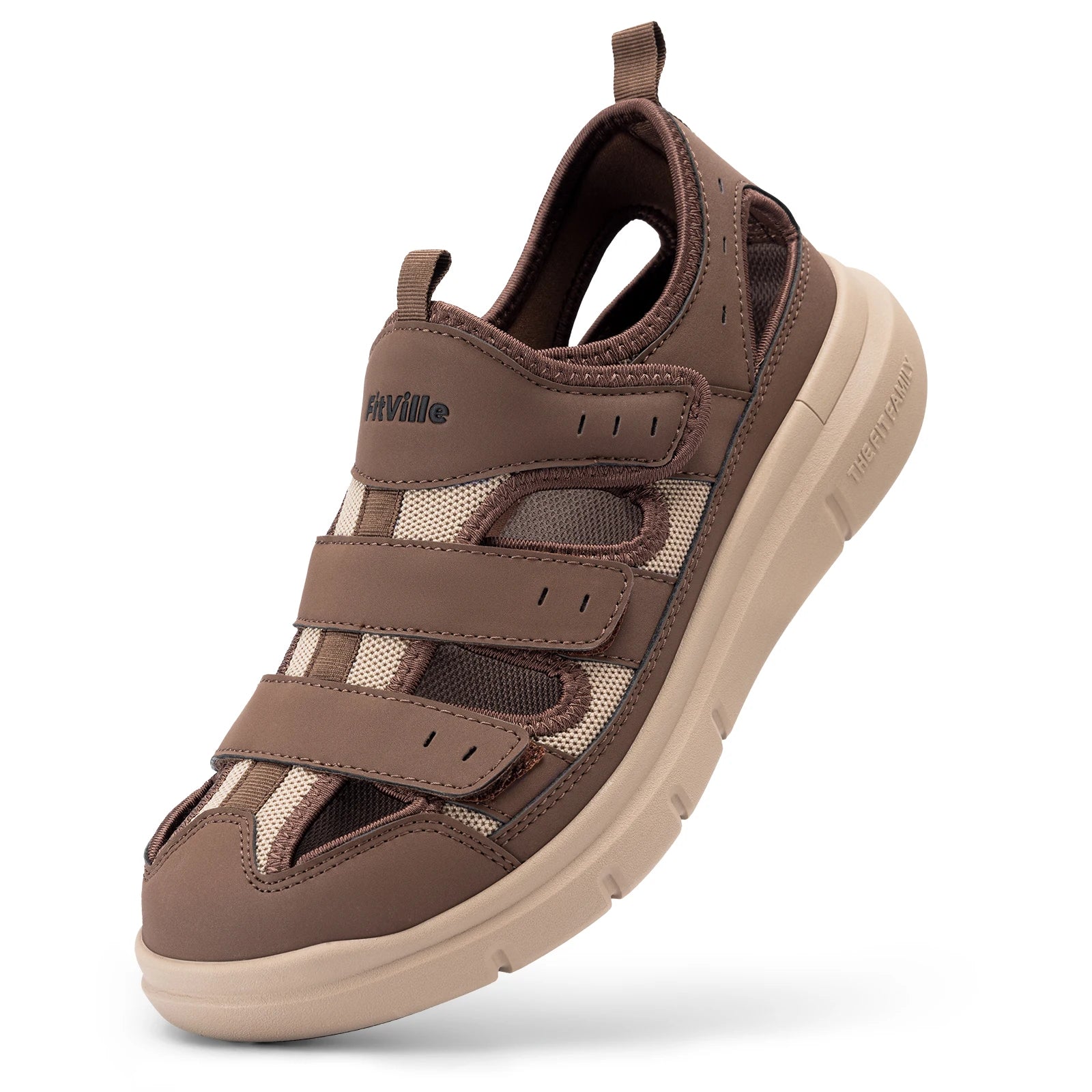 FitVille Men’s Wide Diabetic & Recovery Sandals