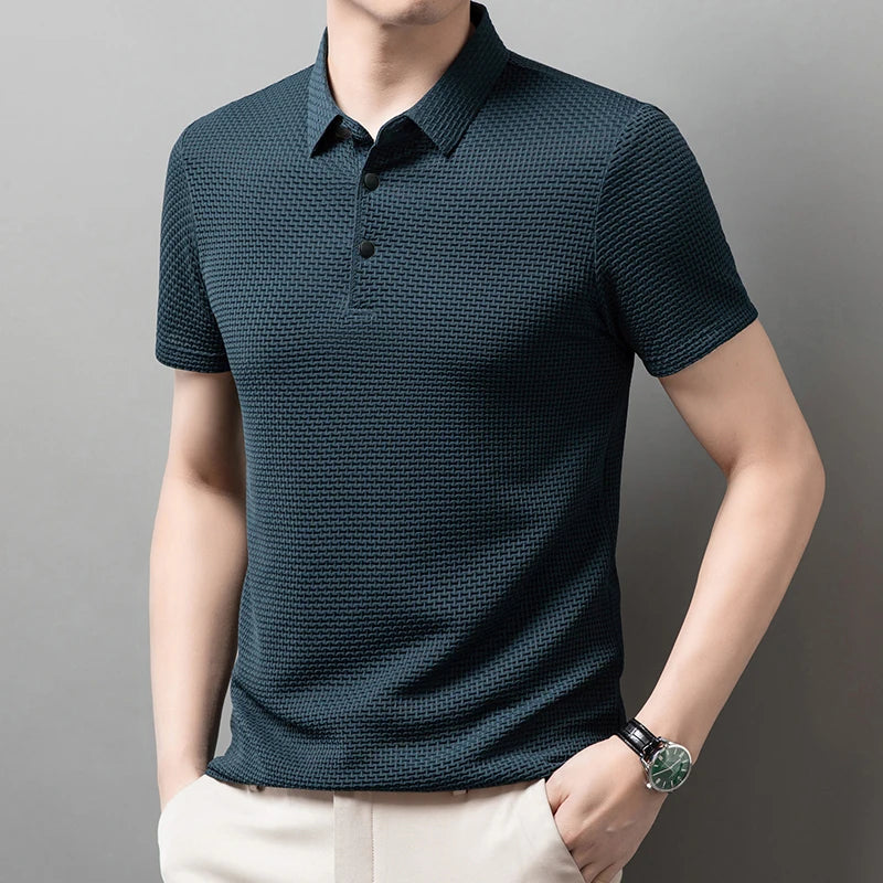 🧥 Bone Flower Business Casual Polo Shirt