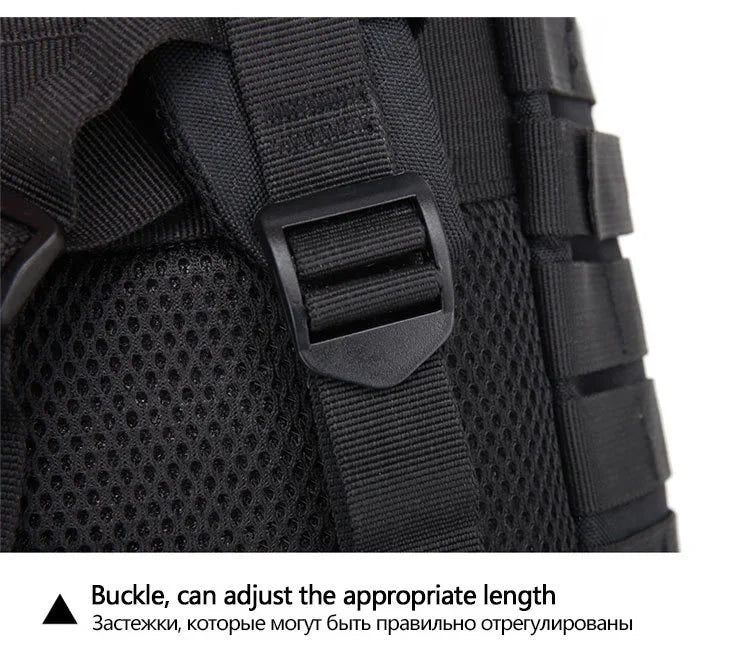 🎒 30L / 50L Tactical Backpack | MOLLE EDC Rucksack