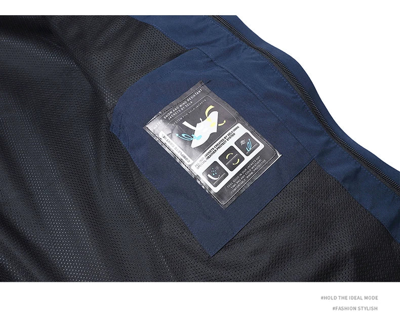 🧥 Men’s Casual Waterproof Windbreaker Jacket