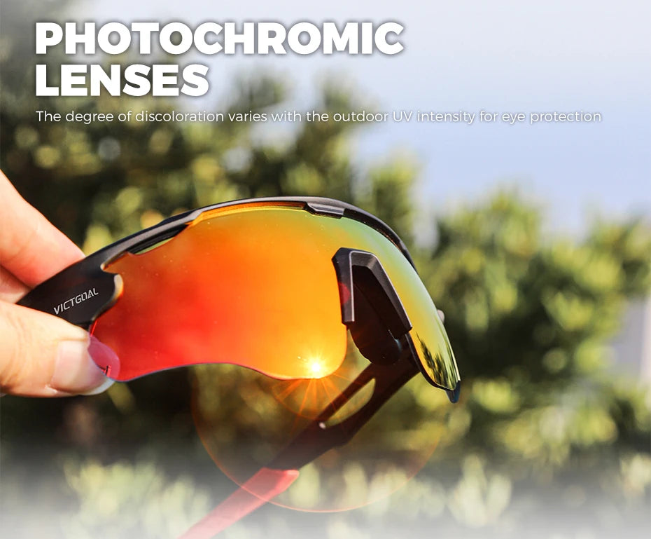 🕶️ VICTGOAL Photochromic Cycling Sunglasses