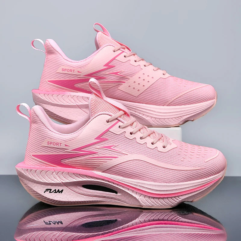 🏃 Marathon Carbon Plate + Air Cushion Running Shoes