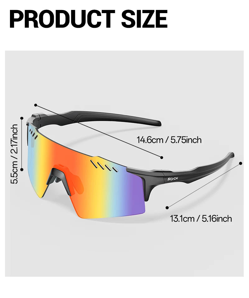 🕶️ SCVCN Photochromic Cycling & Sports Sunglasses
