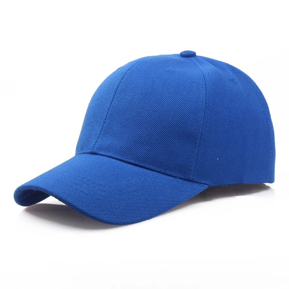 🧢 Solid Black Baseball Cap – Snapback / Fitted / Dad Hat