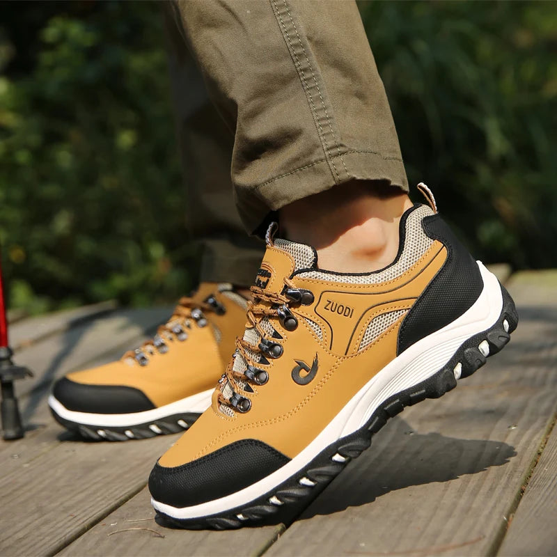 👞 Men’s Genuine Leather Casual Sneakers