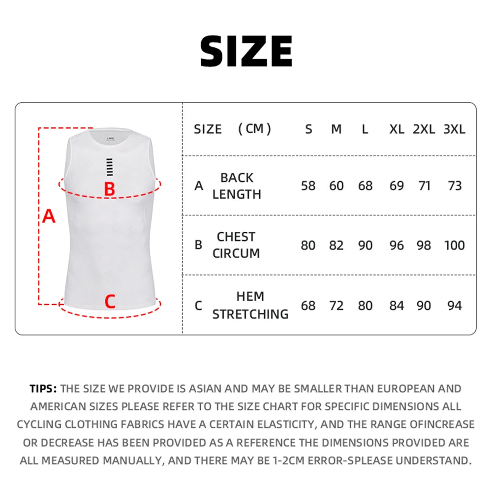 🚴 YKYWBIKE Men’s Sleeveless Cycling Base Layer Vest