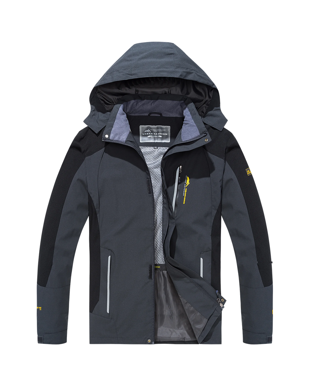 🧥 Men’s Large Size Waterproof Hiking & Outdoor Jacket