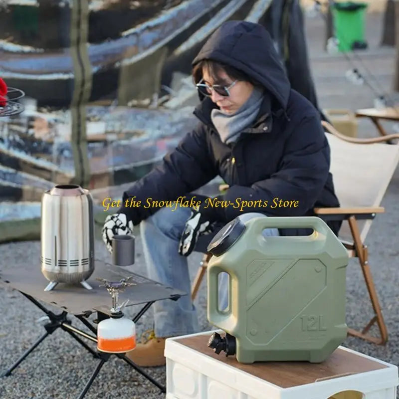 E56D Compacts Water Storage Container Camping Space Saving Water Dispenser for Safe and Efficient Outdoor Water Storage