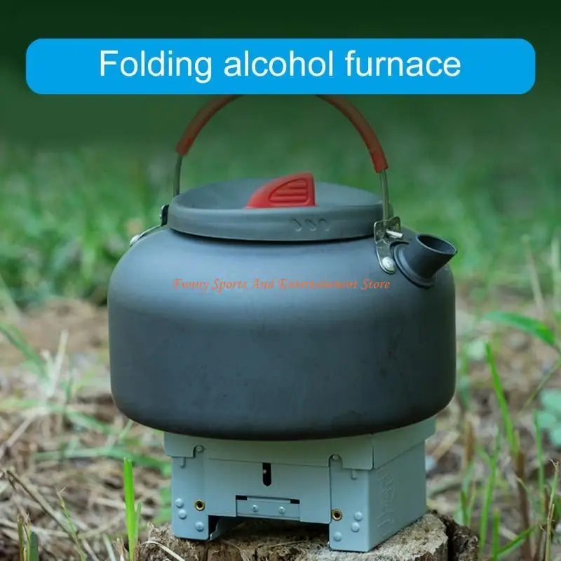 C4DE Thicken Stove Camping Fuels Stove for Hiking Picnics Alcohols Stove