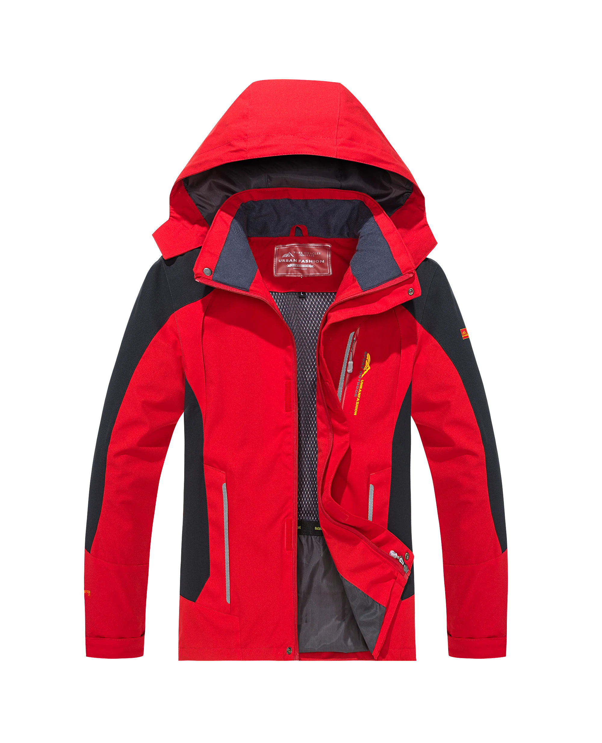 🧥 Men’s Large Size Waterproof Hiking & Outdoor Jacket