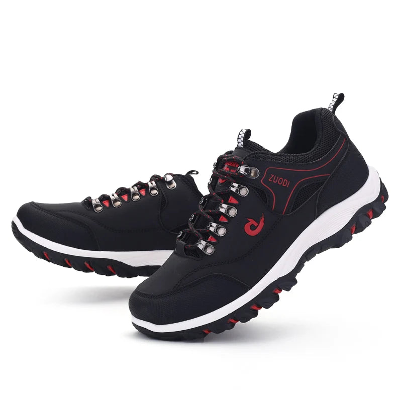 👞 Men’s Genuine Leather Casual Sneakers