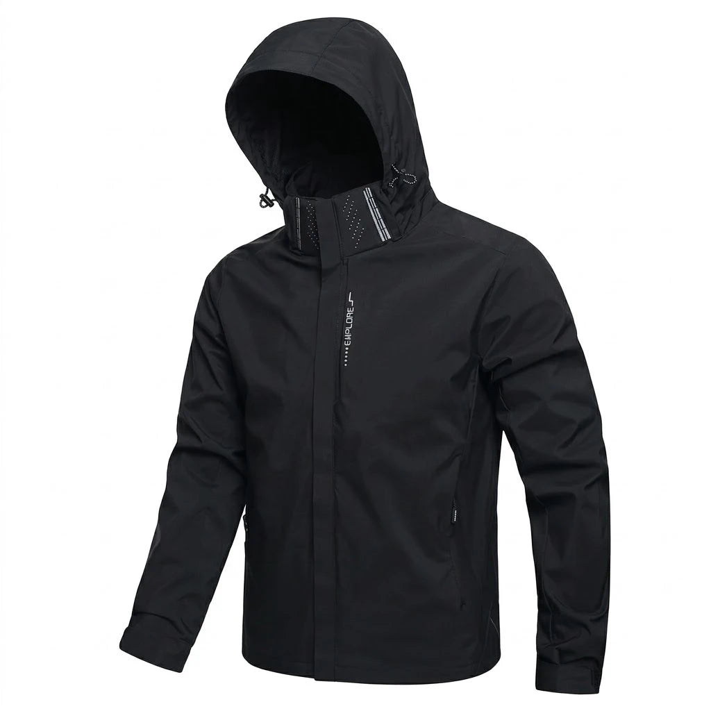 Men’s Outdoor Waterproof Jacket / Windproof Hooded Coat