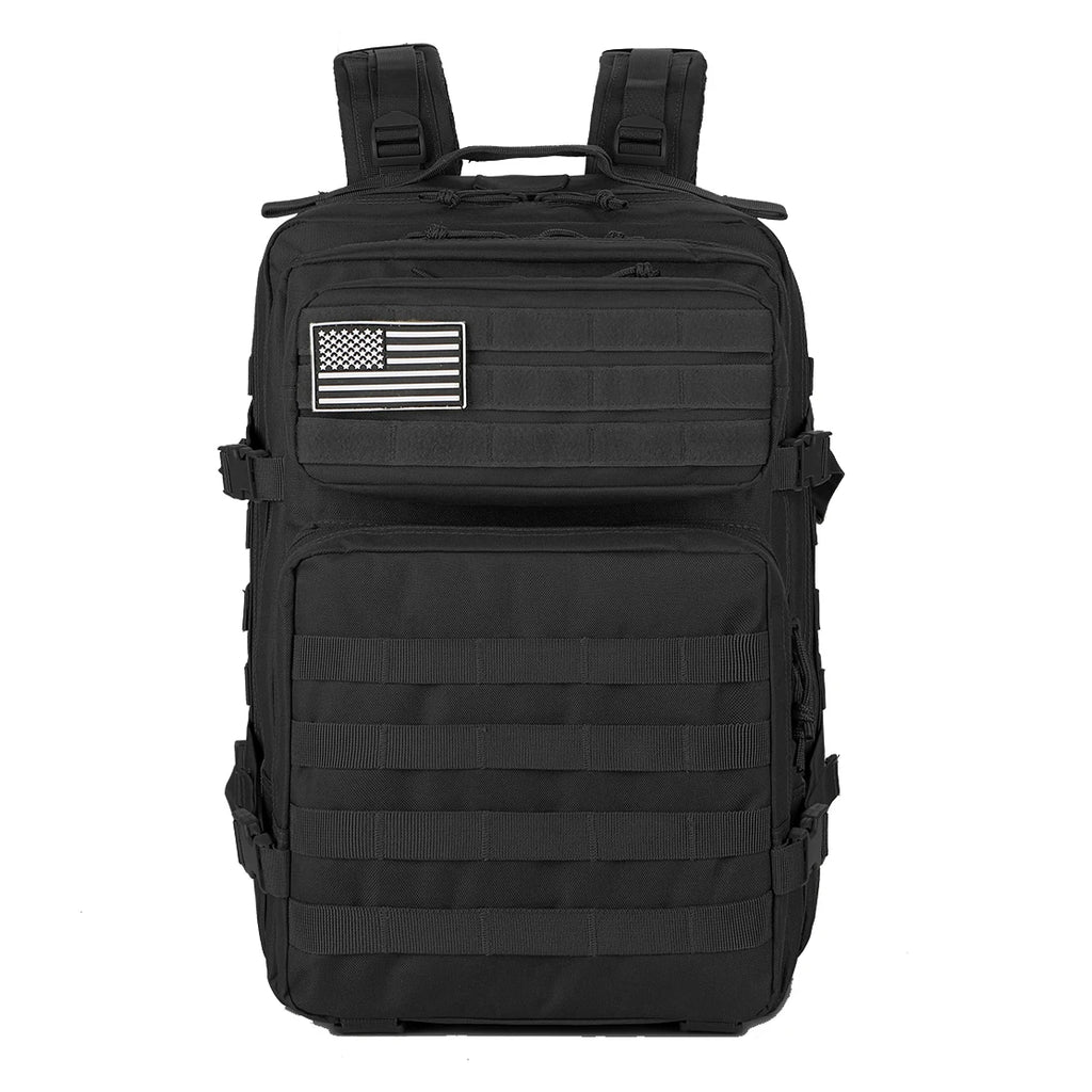 🎒 45L Tactical Outdoor Backpack | 3‑Day Molle Hiking Pack
