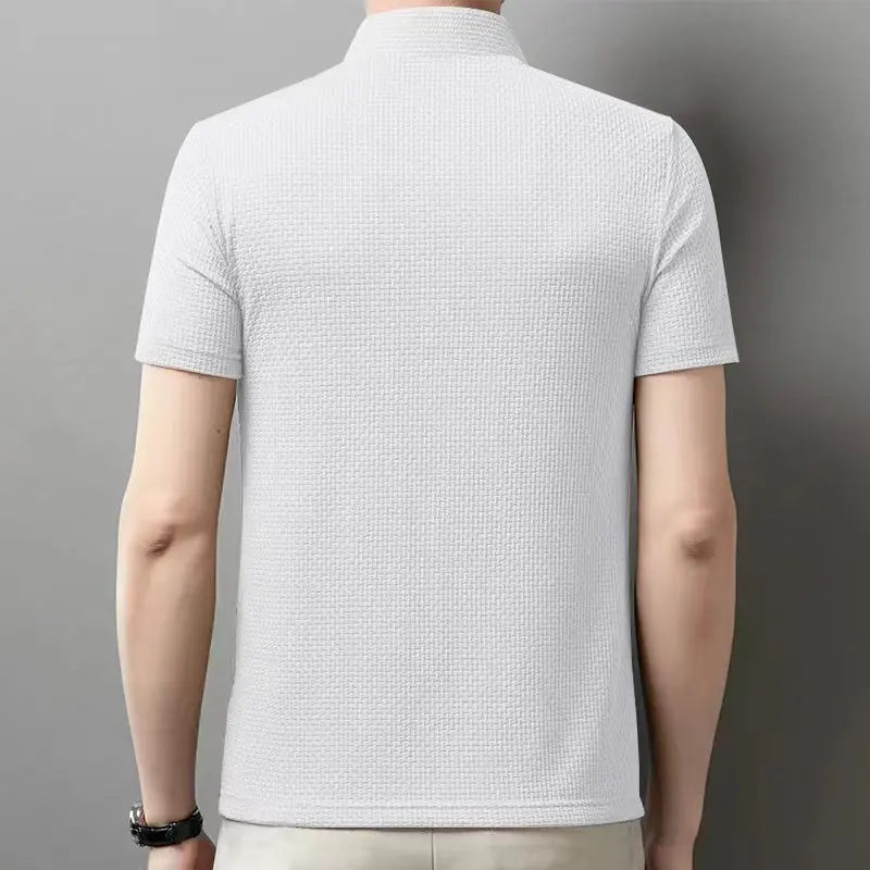 🧥 Bone Flower Business Casual Polo Shirt