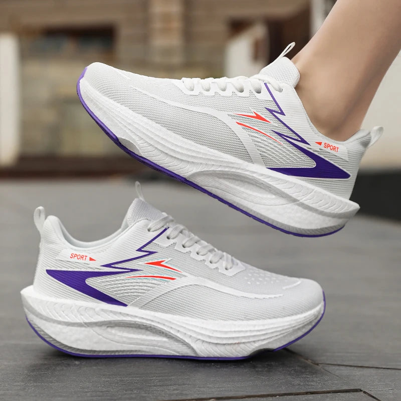 🏃 Marathon Carbon Plate + Air Cushion Running Shoes