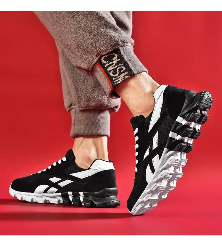 🥾 Brand Trend Thick‑Sole Cushioned Fitness Sneakers