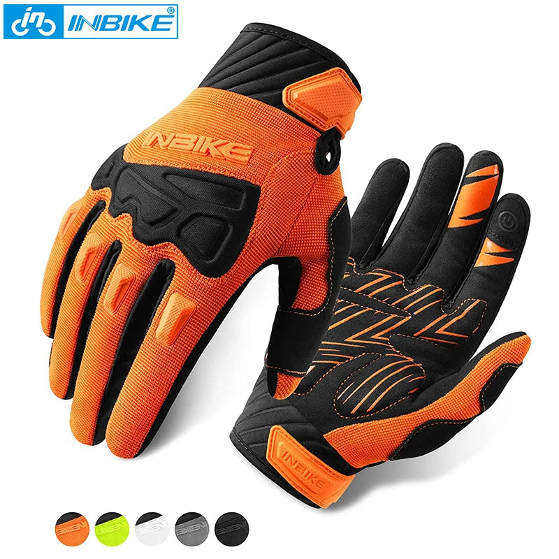 🧤 INBIKE MTB Cycling Gloves – 5mm Shock‑Absorbing