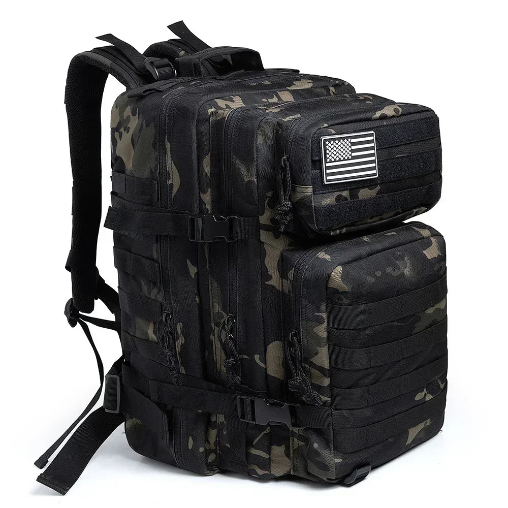🎒 45L Tactical Backpack | 3‑Day Assault Rucksack