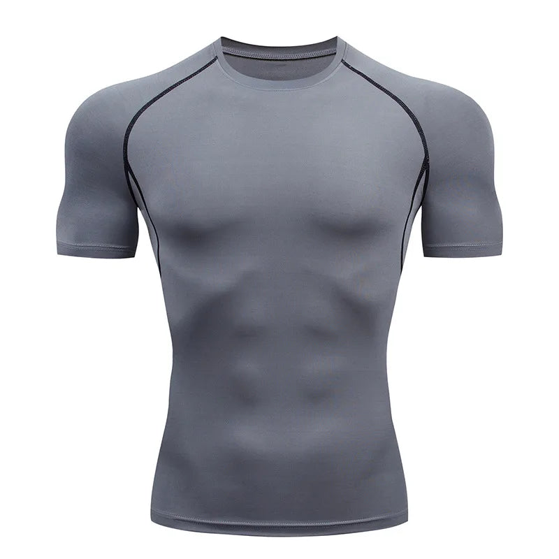 🧣 Men’s Turtleneck Compression Long Sleeve Rash Guard
