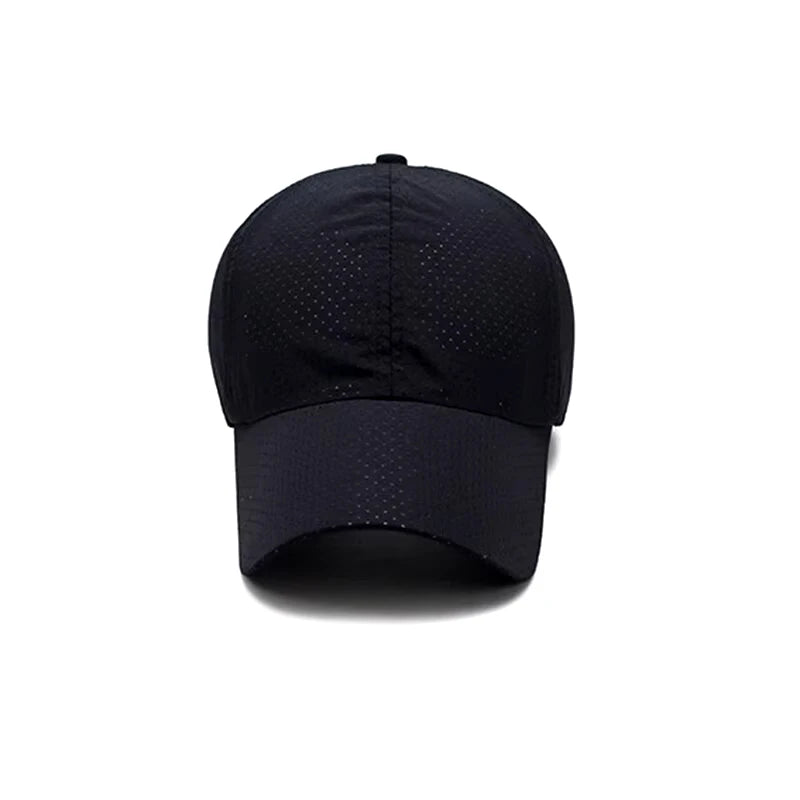 🧢 Solid Colour Mesh Baseball Cap – Korean Style Sunscreen Hat