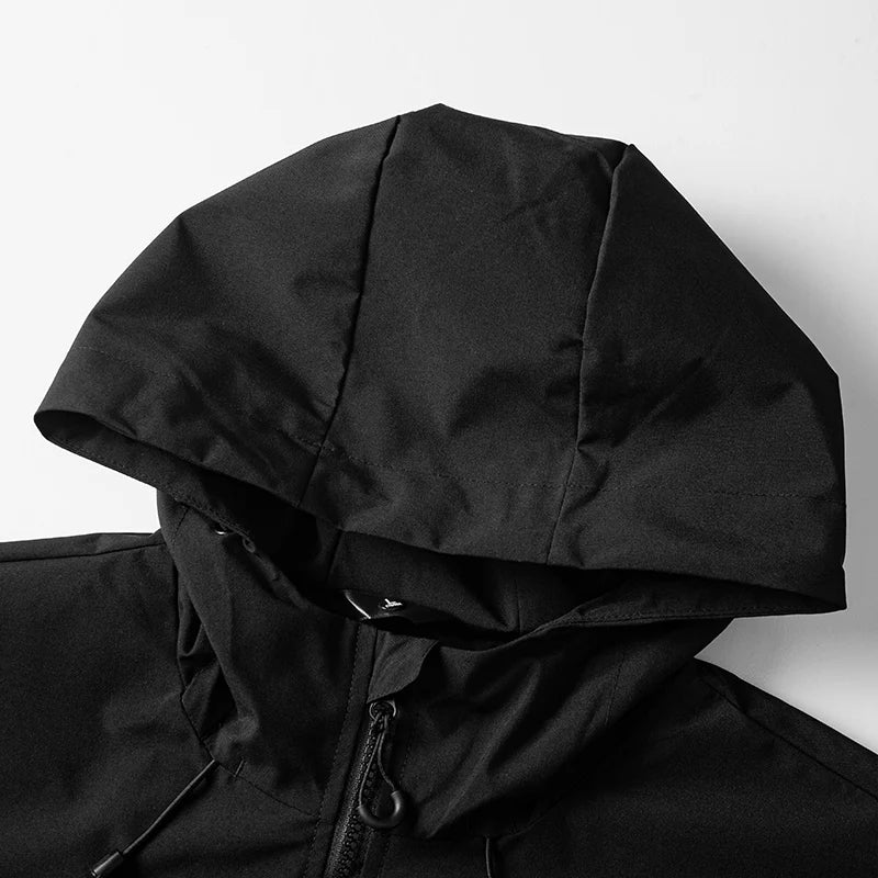 🧥 JNLN Unisex Waterproof Windbreaker – Single‑Layer Outdoor Jacket