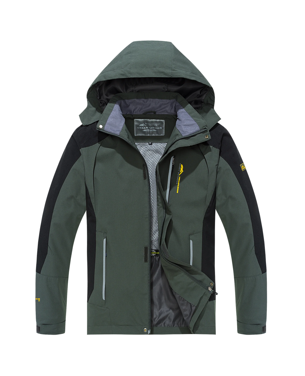 🧥 Men’s Large Size Waterproof Hiking & Outdoor Jacket