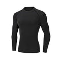 🖤 Men’s Black Compression Long Sleeve Base Layer
