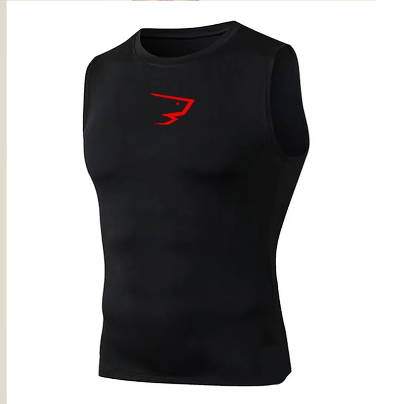 🚴 Reflective White Sleeveless Cycling Base Layer Vest