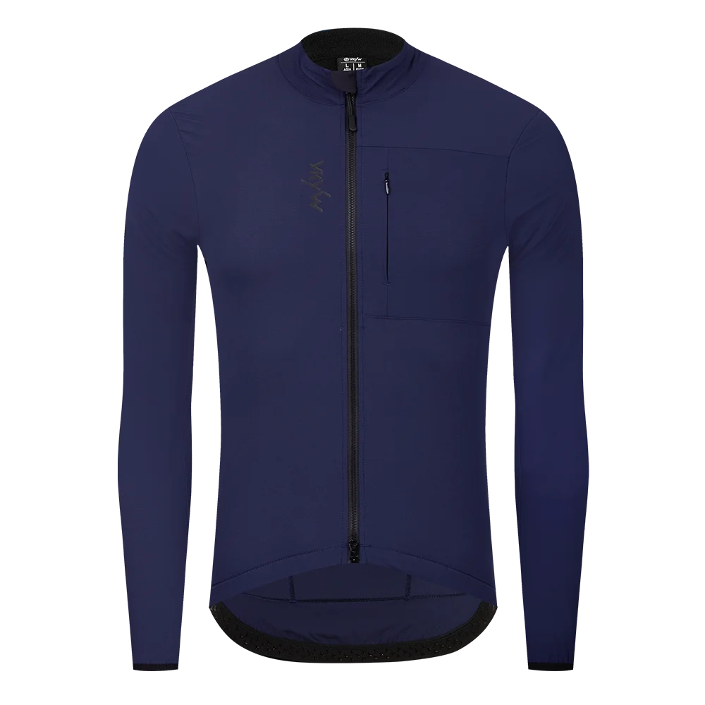 🚴 YKYW Thermal Fleece Cycling Jacket – Waterproof Windproof