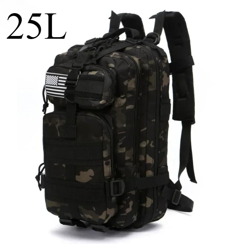 🎒 25L / 50L Tactical Molle Backpack – Outdoor & Multi‑Purpose