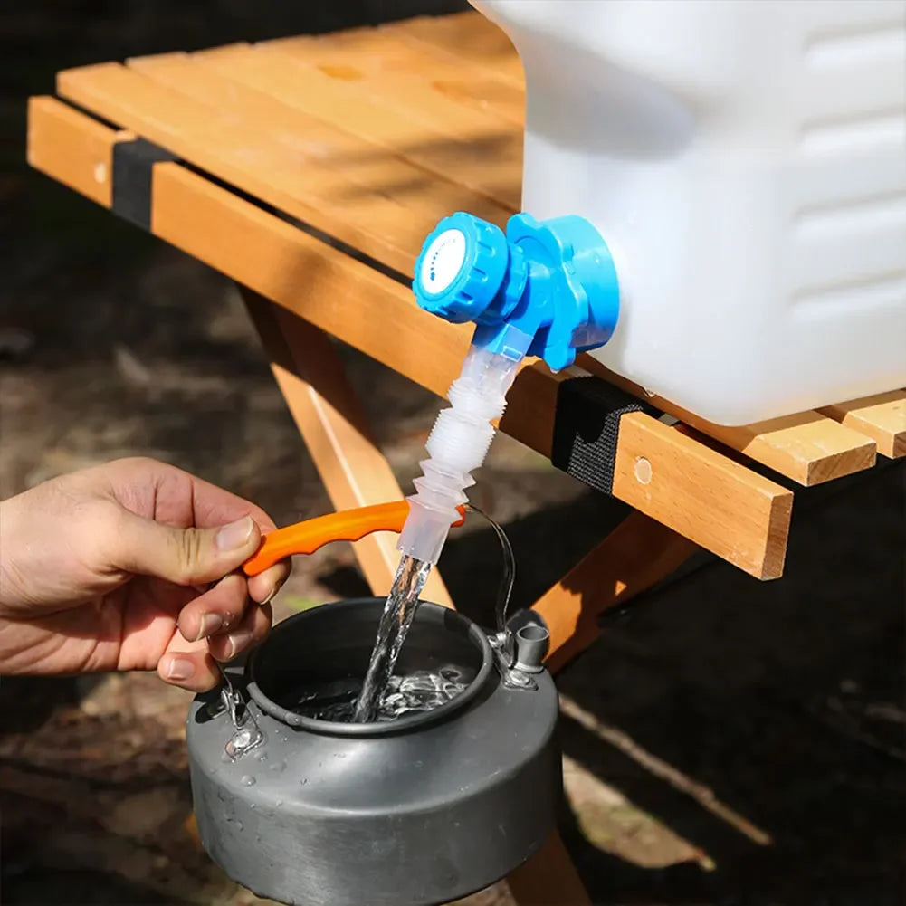 11/12L Water Storage Container with Faucet Portable Water Tank Large Capacity Drinking Water Bucket for Vehicle Car Camping