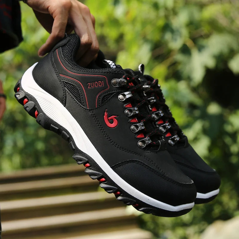 👞 Men’s Genuine Leather Casual Sneakers