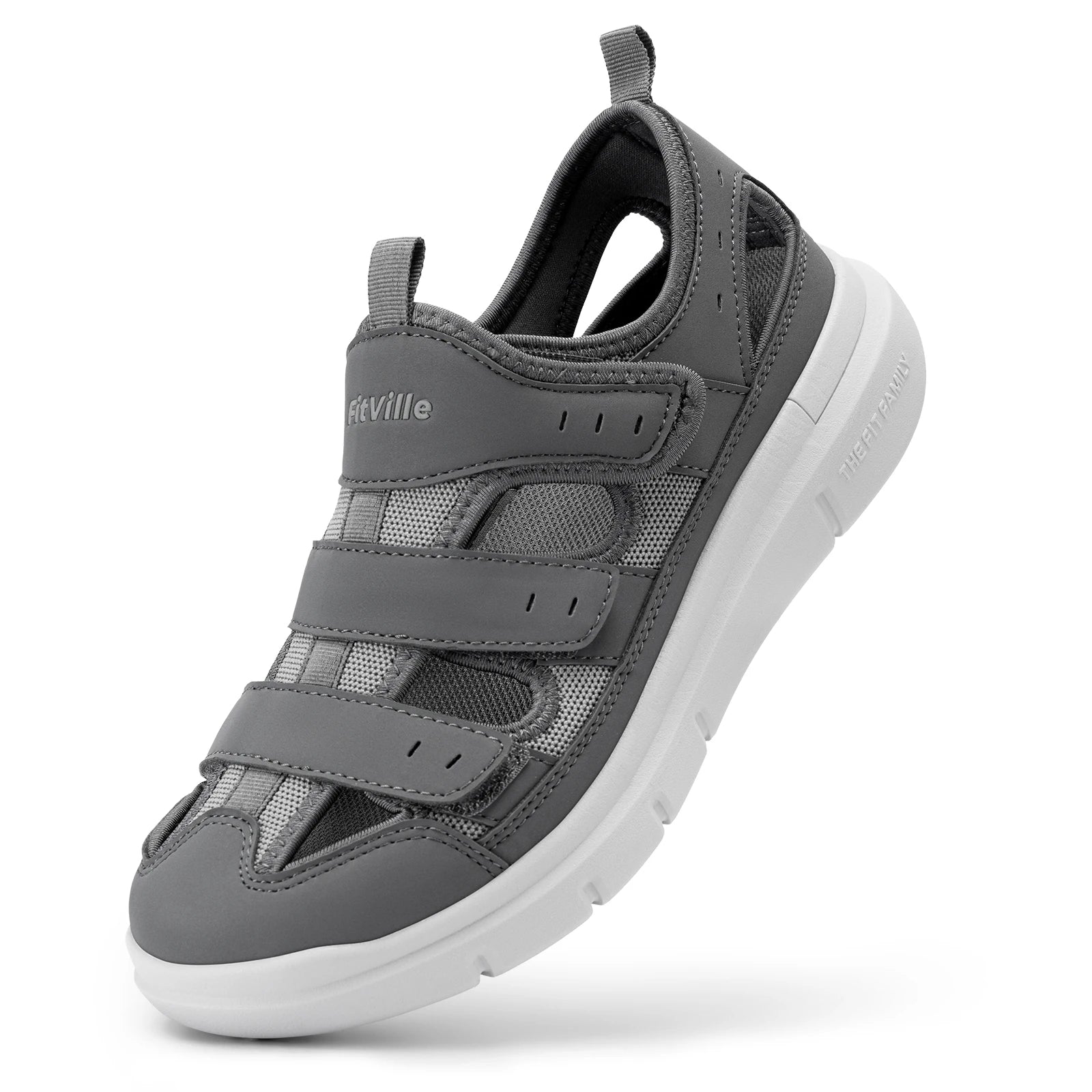 FitVille Men’s Wide Diabetic & Recovery Sandals